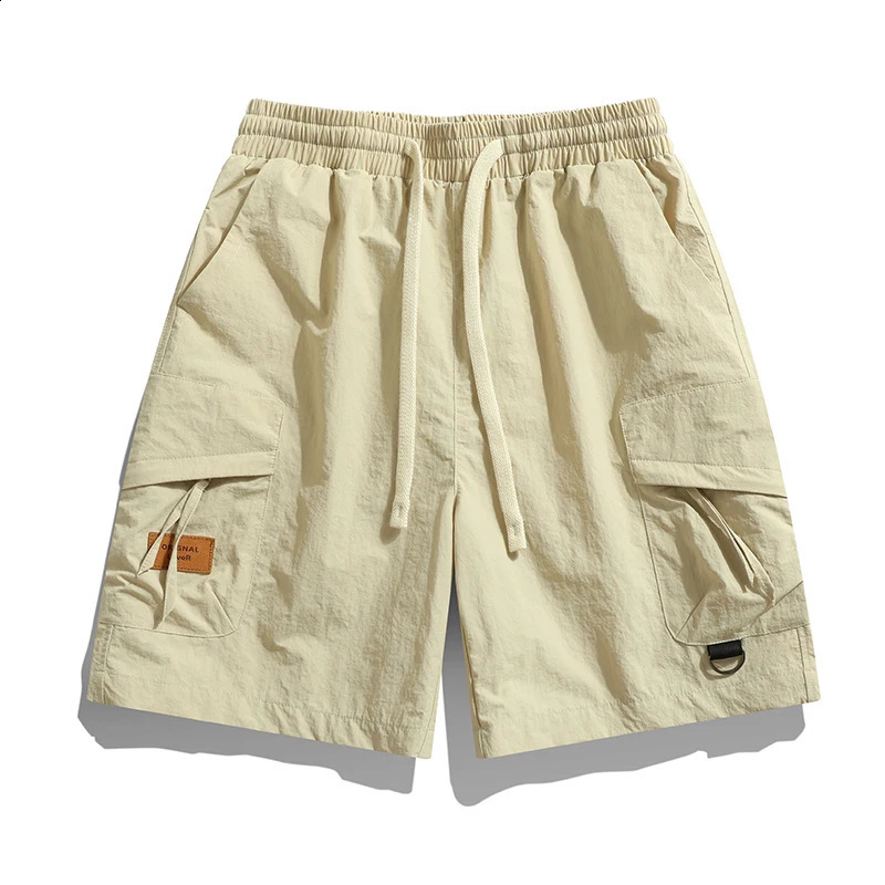 Mens Summer Cargo Shorts Outdoor Multi-Pocket Joggers Casual Loose Work Pants Men 240723