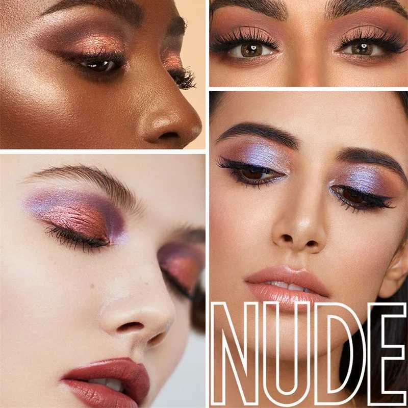 9-color nude eye shadow powder makeup palette matte shimmer eye shadow pigment makeup new warm earth color eye shadowW240730