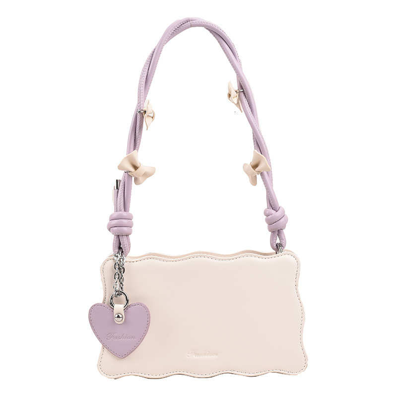 Small Korean style armpit for women in summer 2022, new butterfly bow girl small square bag, fashionable and stylish shoulder bag H724#30 ddmynov