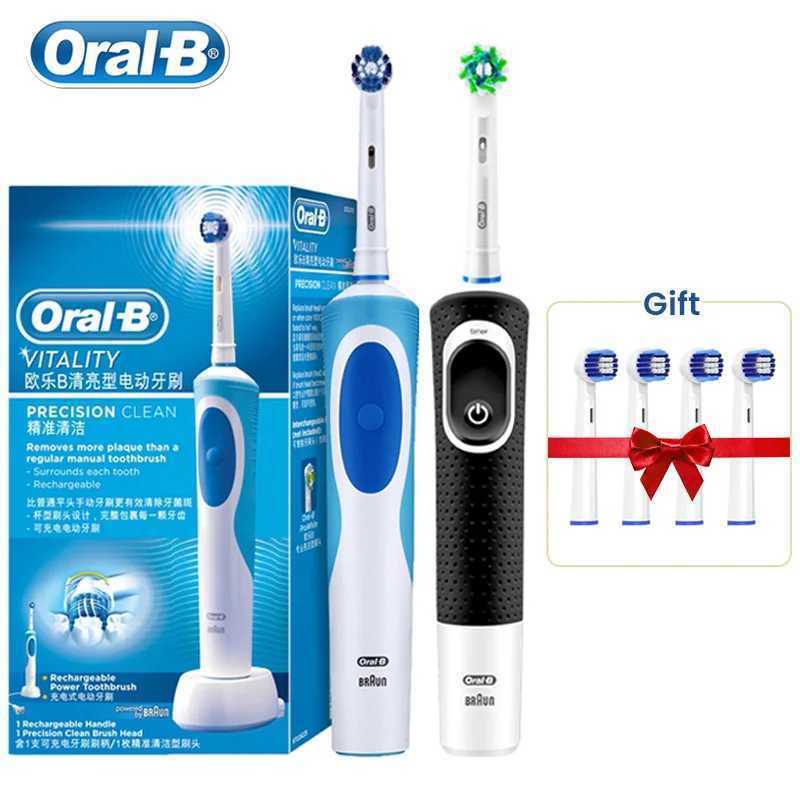 smart electric toothbrush Toothbrush OralB Electric Toothbrush Rotation Vibrate Clean 3D White Tooth Adult Electric Tooth Brush Rechargeable Replaceab