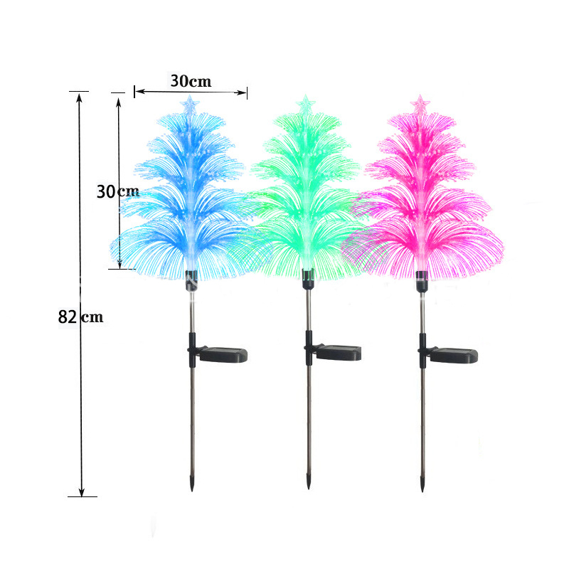 Solar Pentagram Christmas Tree Pentagram Jellyfish Star Moon Jellyfish Garden Lawn Lights Yard Lights Landscape Lights Decorative Lights