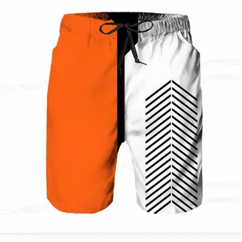 Minimalist printed summer mens shorts quick dry swimming motorcycle racing outdoor casual beach trend style 240724