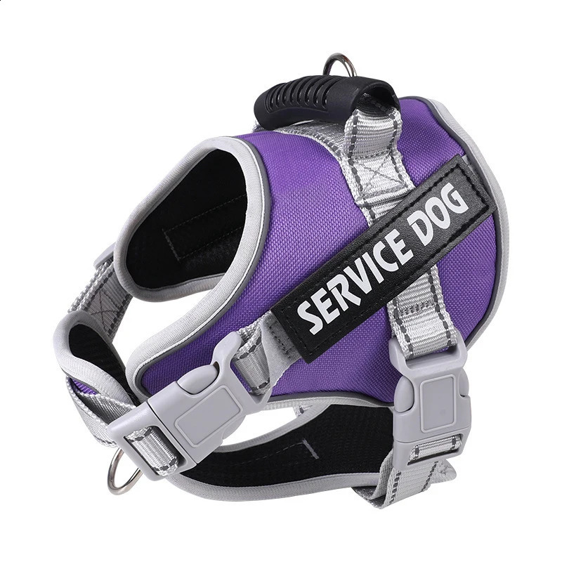 2025 new Personalized Name Dog Harness Service Adjustable Labrador Reflective For Large Dogs Walking Accessories 240722
