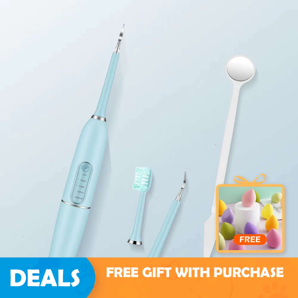 Electric Toothbrush 5 Gear Modes Wireless Plaque Organic Whitening Kit Calculus Scaler Dental Mirror for Teeth F618-30