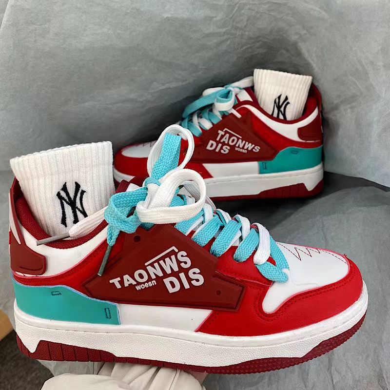 Men's and women's contrasting casual training shoes