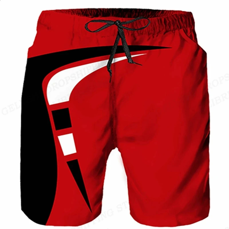 Minimalist printed summer mens shorts quick dry swimming motorcycle racing outdoor casual beach trend style 240724