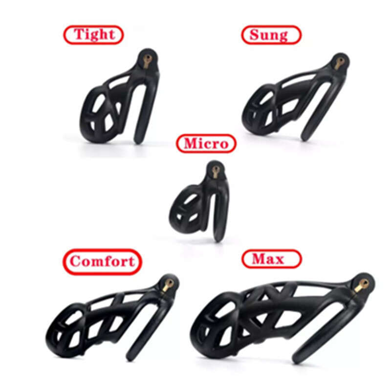 New Cobra Chastity Cage For Male Bondage Ball Stretcher Cock Cage Penis Lock Holy Trainer Penis Ring BDSM Chastity Belt