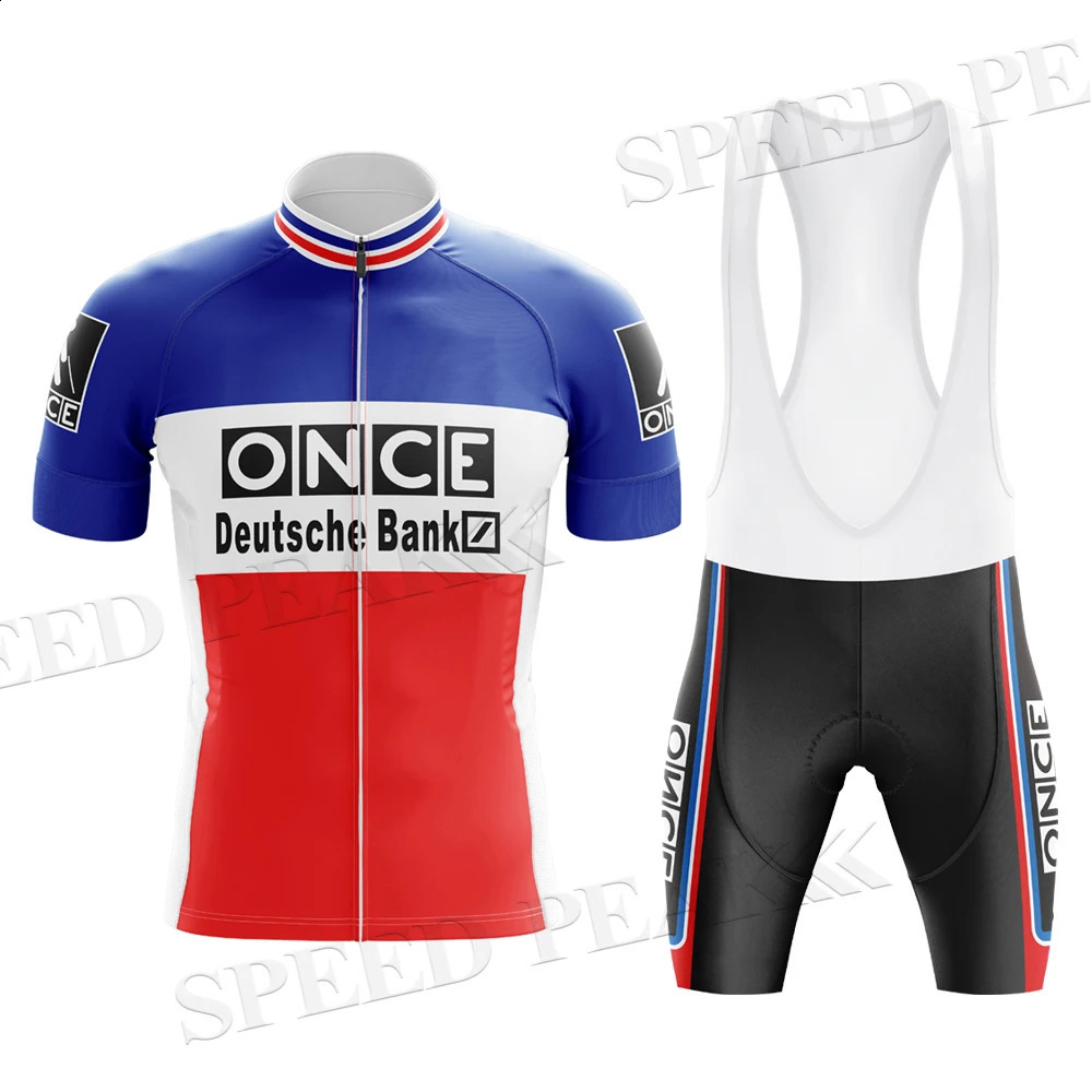 Cycling Jersey Bib Shorts Maillot Short Sleeve Mens Breathable Sets Triathlon Clothes Sports Summer Retro Suit Bike pro Cloth 240722