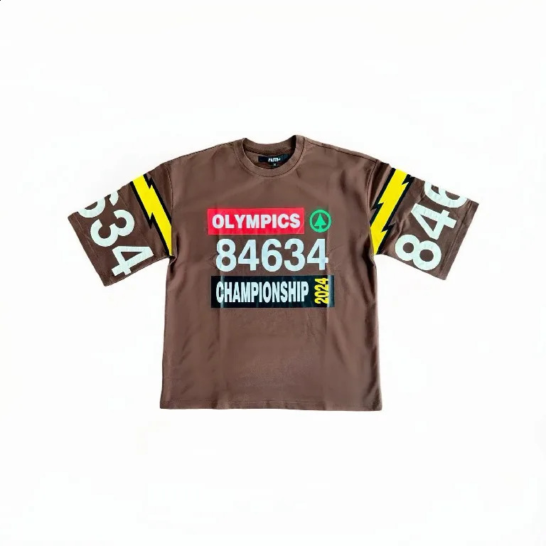 Streetwear T Shirt Y2K Punk Rock Hip Hop Retro Graphic Print Oversized TShirt Mens Womens Round Neck Cotton Short Sleeve Tops 240723