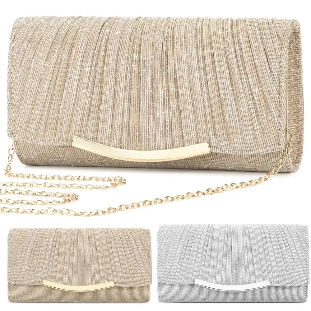Polyester Messenger Handbag Plain Solid Color Flap Wedding Bag Women Envelope Lady Evening Bag Women 240813