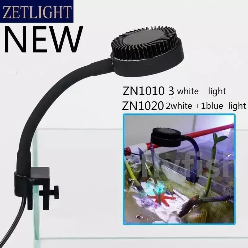 Zetlight LED lamp M1 LED Full Spectrum Nano Small Aquarium Fish Tank Sea Water Saltwater Marine Coral Reef LED and plant Light 240724