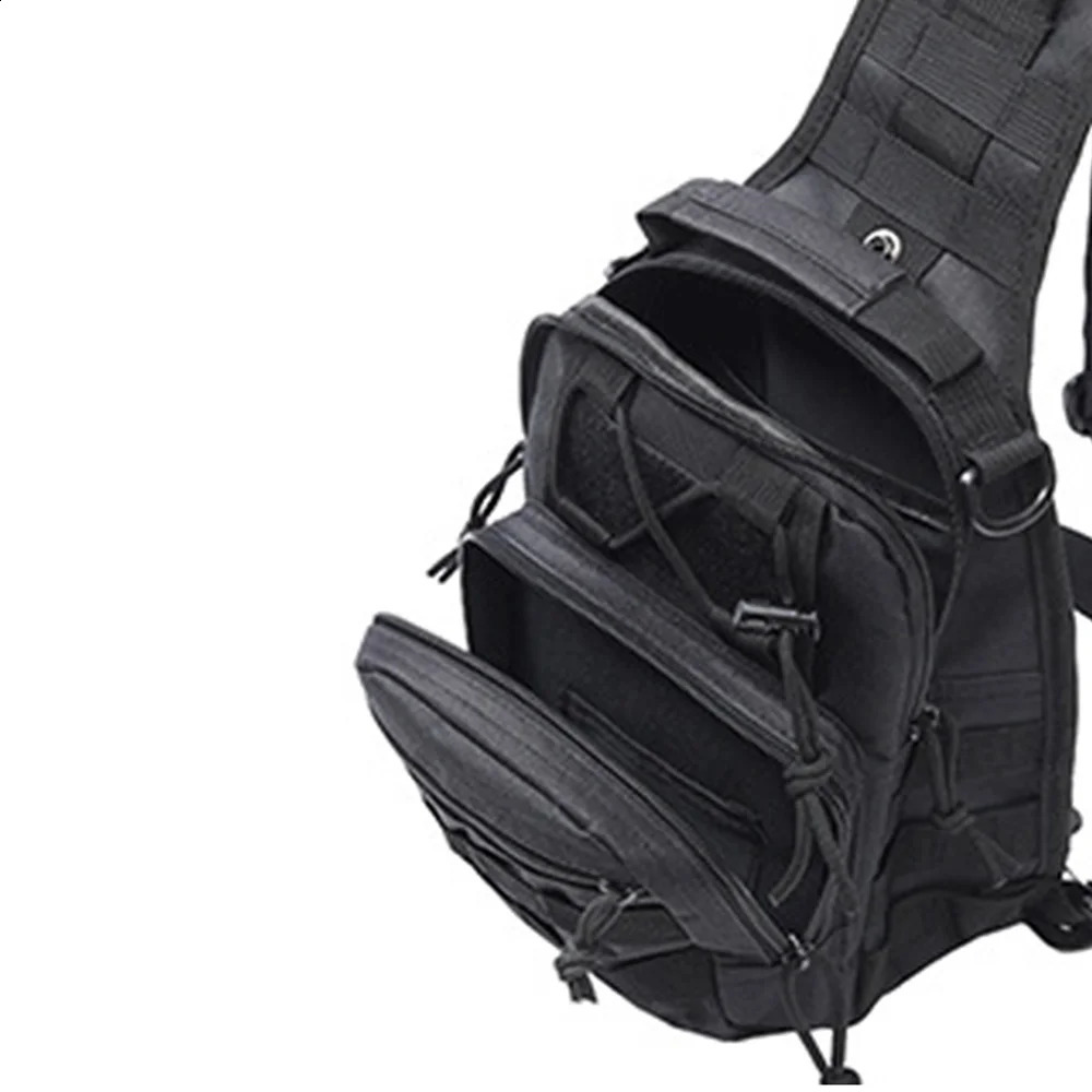 Men Cross body Sling Backpack Shoulder Chest Bag Travel Outdoor Sports Climb Tactical Military Nylon Male Side Messenger 240723