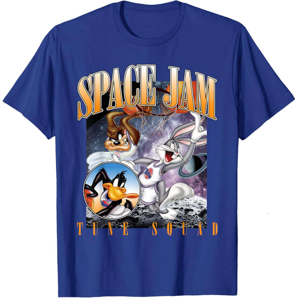 25ss T shirt shirts for men women Tees Space Jam Tune Squad Vintage T-Shirt tops summer clothes short tshirt Free shipping