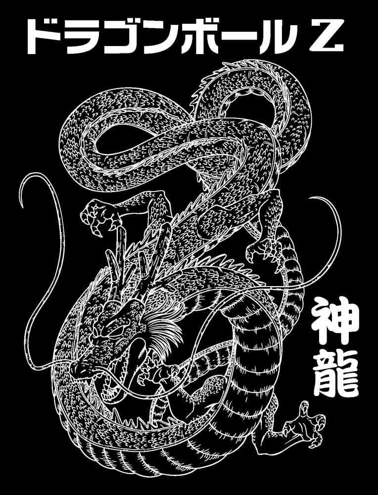 Mens T shirt Women shirts anime Dragon Shenron Loong Graphic Tee Black summer clothes tops tshirt Short sleeve Free shipping