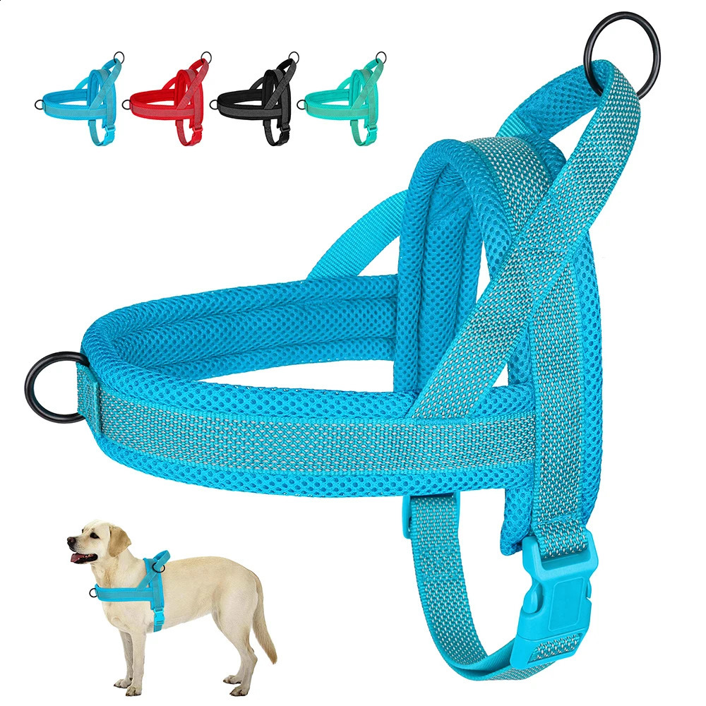 Warm Winter Dog Harness No Pull Vest Soft Padded Reflective Adjustable Pet Training For Small Medium Large Dogs 240722