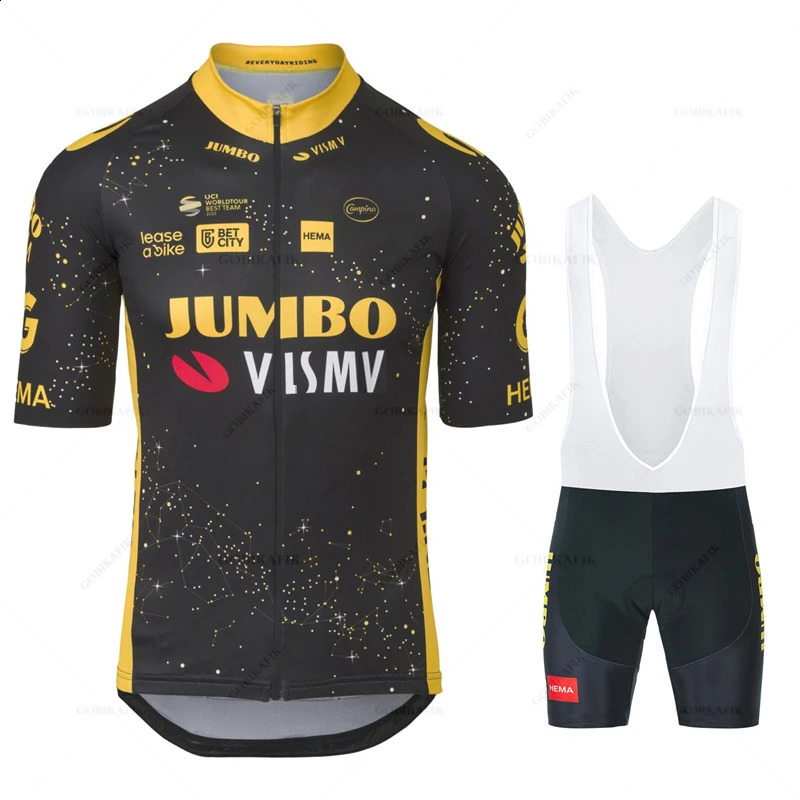 Cycling Clothing Men Pro Team Short Sleeve Cycling Jersey Set Mtb Bike Uniforme Maillot Bicycle Ropa Ciclismo Hombre 240722