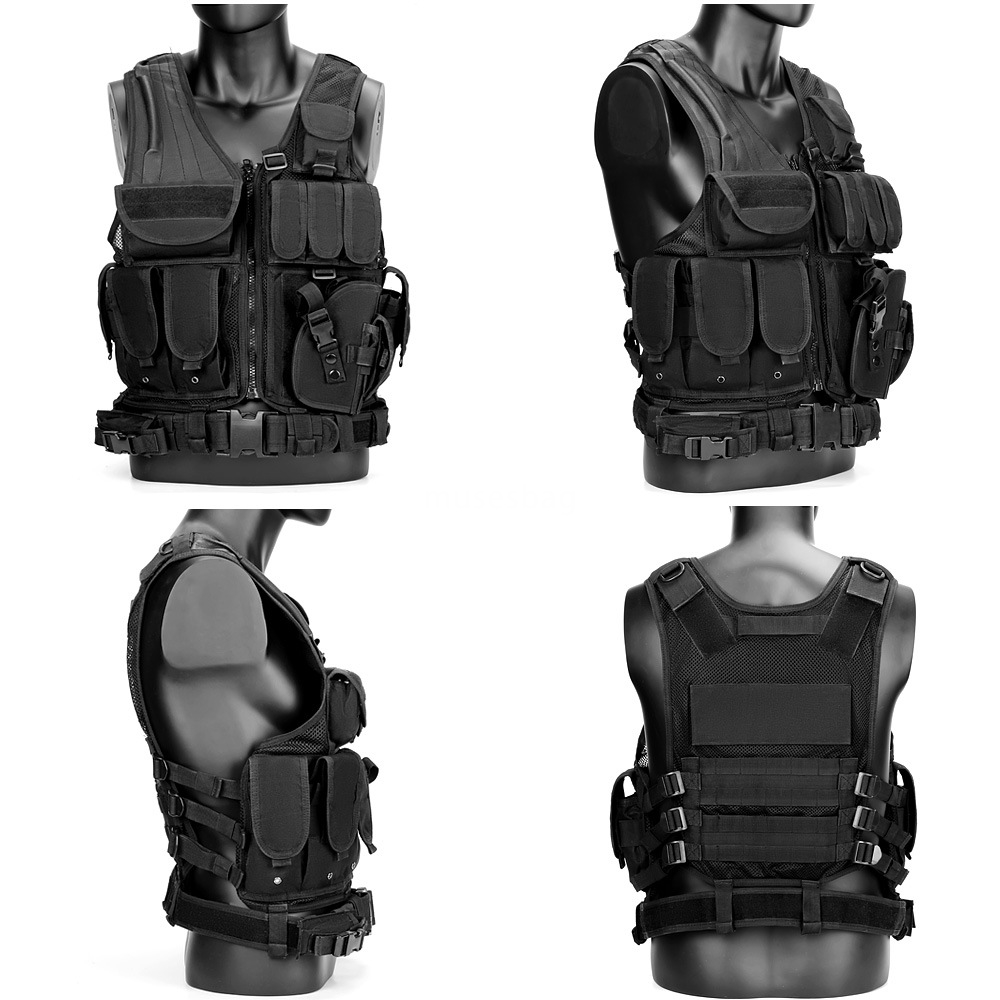 Outdoor equipment tactical vest vest mesh stab resistant vest breathable military fan protective equipment manufacturers wholesale