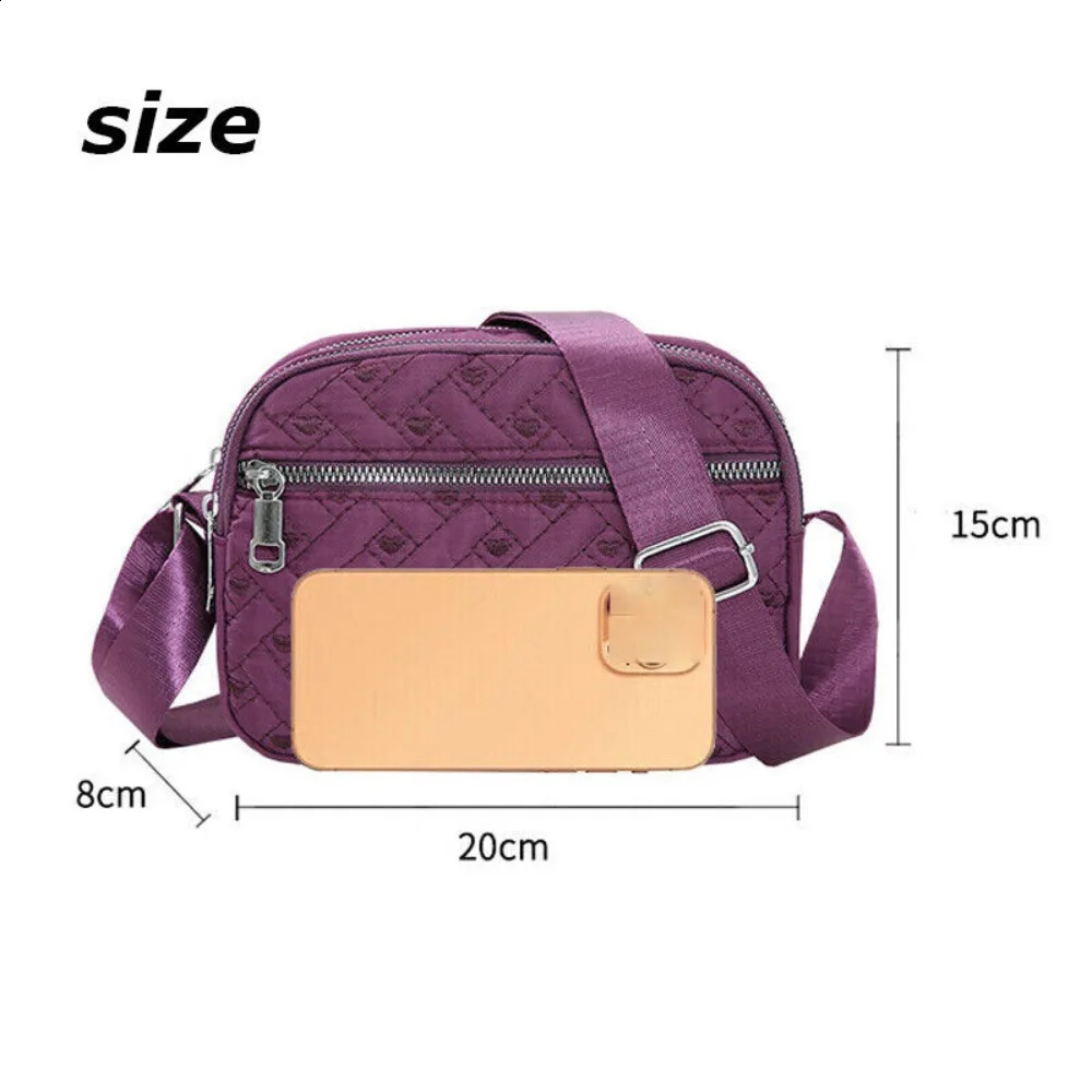 Casual Women Cross Body Small Messenger Handbag Shoulder Over Bags Fashion Womens Lightweight Underarm Bag 240823