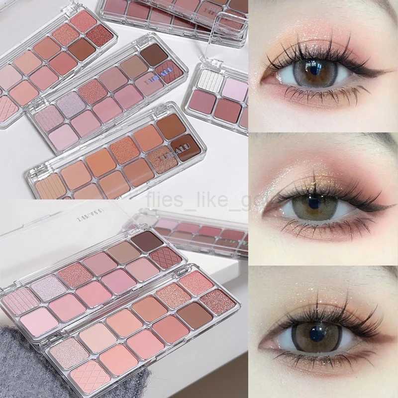 12 color glittering eye shadow palette pearl eye shadow palette nude lasting Korea charming eye shadow makeup palette cosmeticsW240730