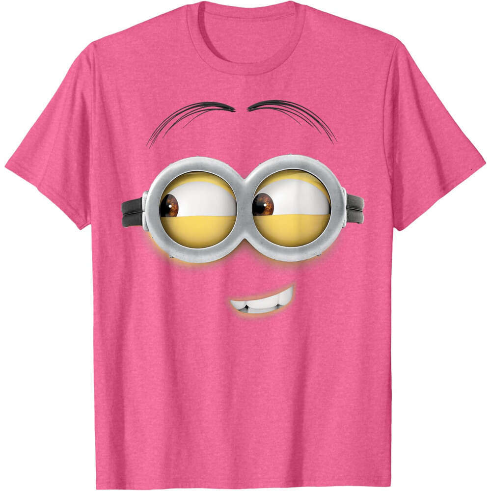 25ss T shirts Mens Womens Lovely Cute Minions Dave Side Smile Graphic Tee girls boys T-Shirt Casual Tops Summer clothes tshirt Free shipping