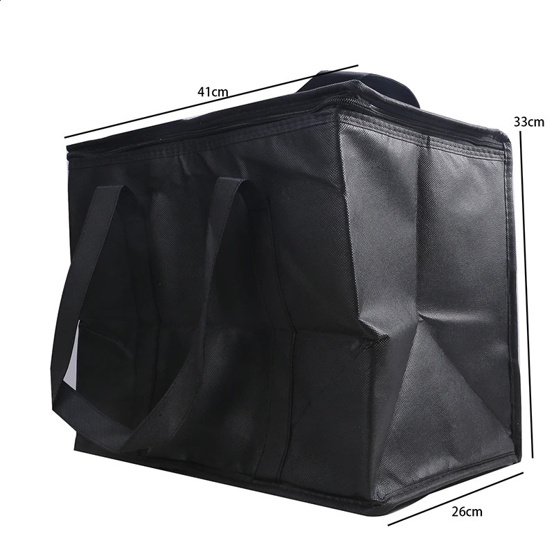 Waterproof Cooler Bag Picnic Insulated Lunch Box Foldable Ice Pack Portable Food Thermal Drink Delivery Functional 240925