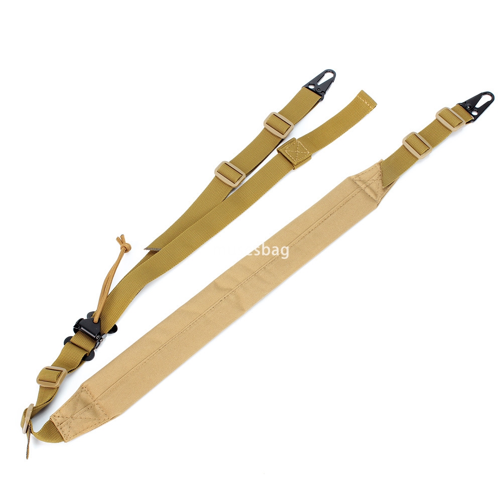 Outdoor sports tactics multi-functional quick adjustment back rope with army fans lanyard real CS training