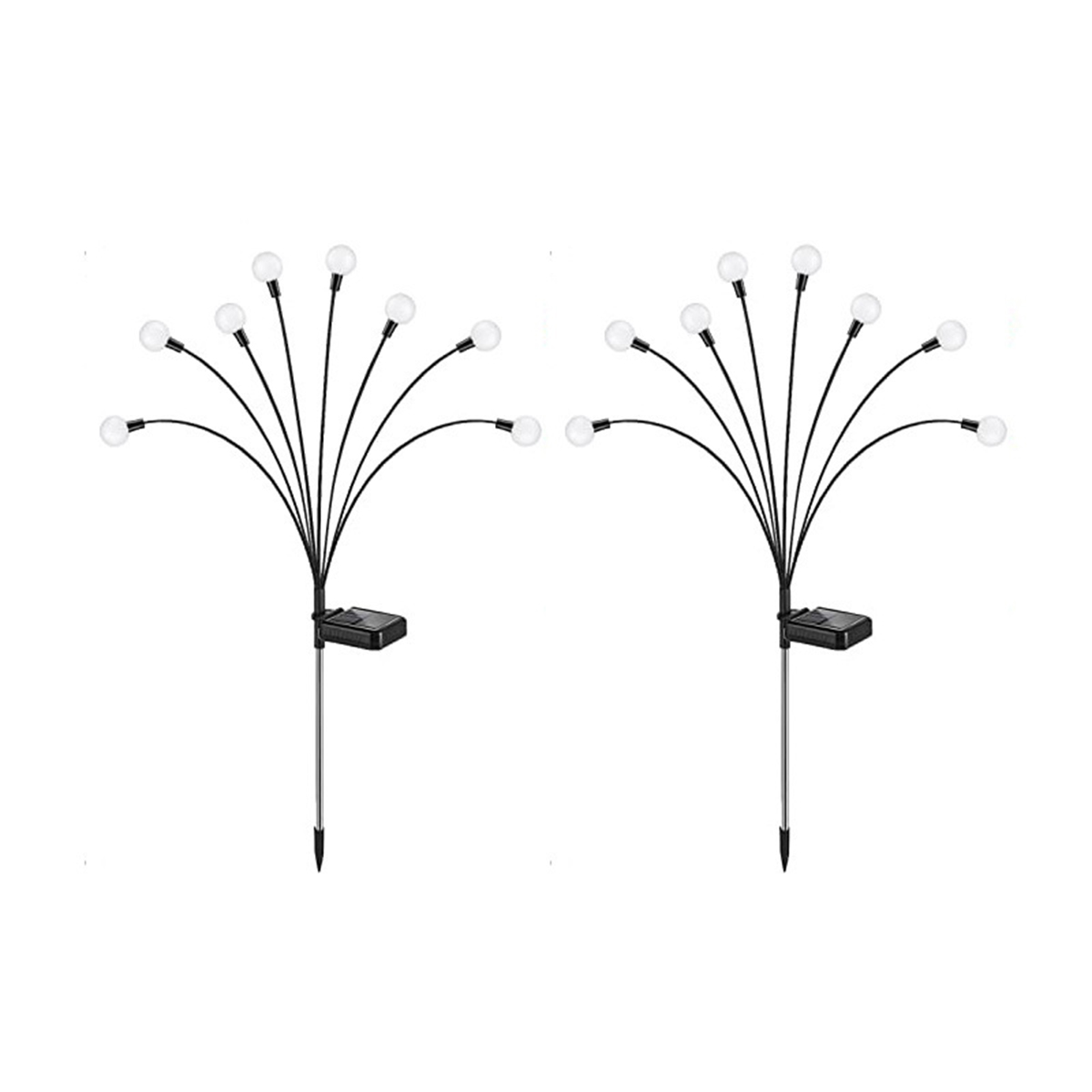Solar Fiber Optic Firefly Ground Plug Lights Garden Lawn Lights Patio Lights Landscape Lights Decorative Lights