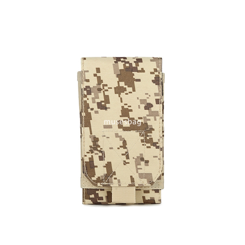 New high quality Oxford Sports outdoor camouflage mobile phone bag portable tactical waist pack accessories direct sales