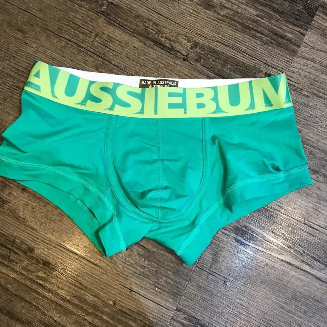 Aussieebum wide brown candy colored mens underwear square corner boxing breathable elastic fiber 240724