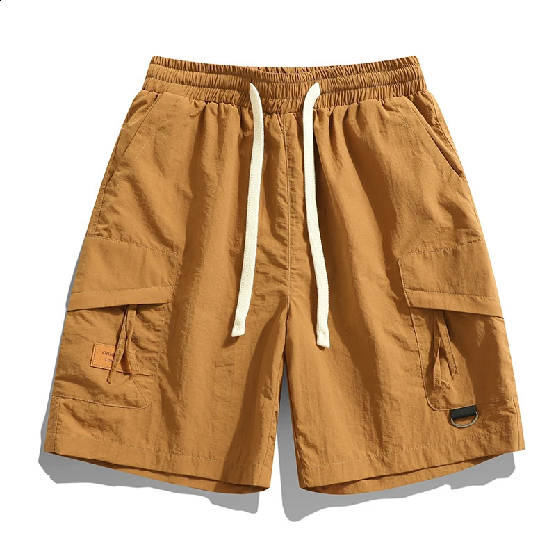 Mens Summer Cargo Shorts Outdoor Multi-Pocket Joggers Casual Loose Work Pants Men 240723