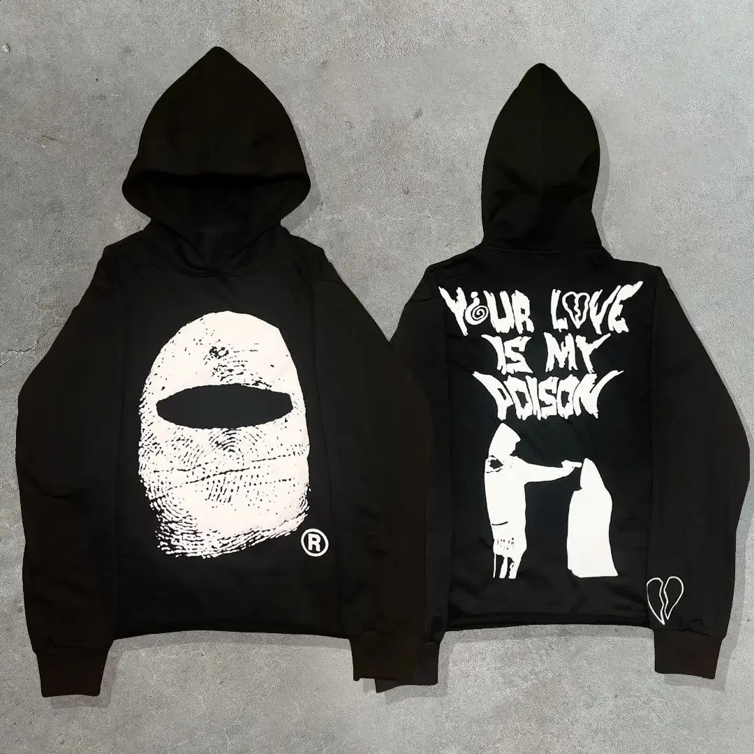 Harajuku Vintage Sunflower Print Zipper Hoodie American Mens and Womens Street Casual Loose Y2K Clothes anime hoodie 240722