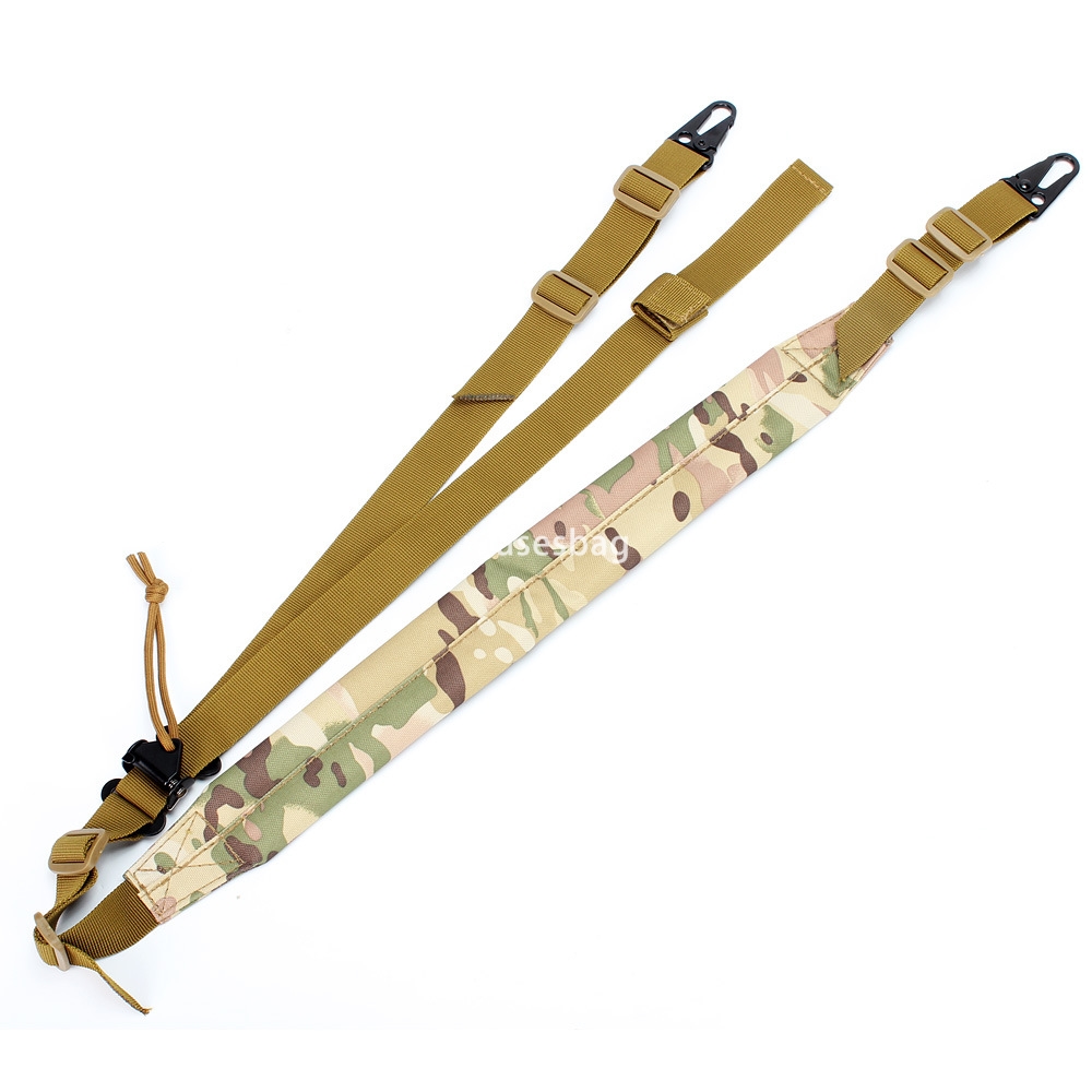Outdoor sports tactics multi-functional quick adjustment back rope with army fans lanyard real CS training
