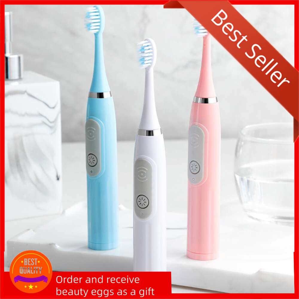 Sonic Toothbrush For Adult Household Ultrasonic Waterproof Automatic Couple Electric Tooth brush With Brush Head F618-11