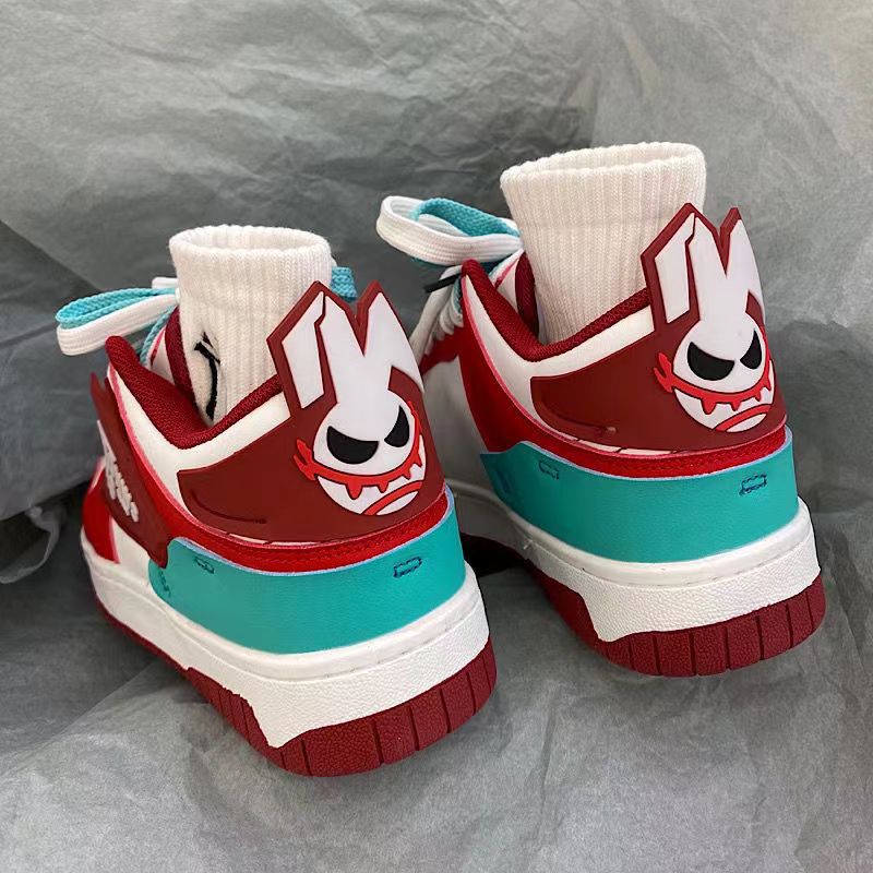 Men's and women's contrasting casual training shoes