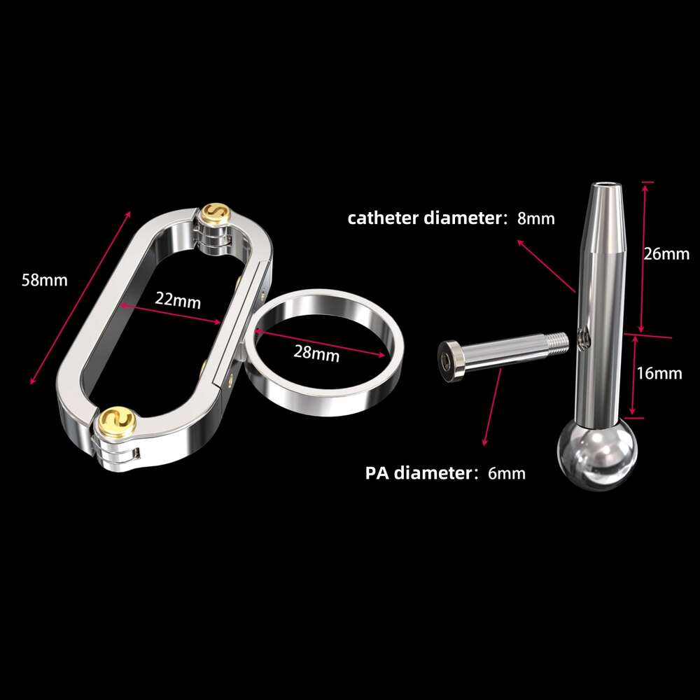 CHASTE BIRD 2024 Stainless Steel Metal The COCKLE Male Chastity Device PA Cock Cage Penis Ring Bondage Belt Adult Sex Toys S004