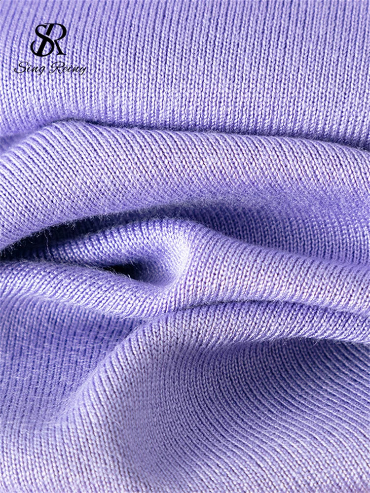 SINGREINY Fashion Autumn Sweater Two Pieces Suits Women Loose Warm PulloversSplit Long Skirt Winter Casual Knitted Sets 240713