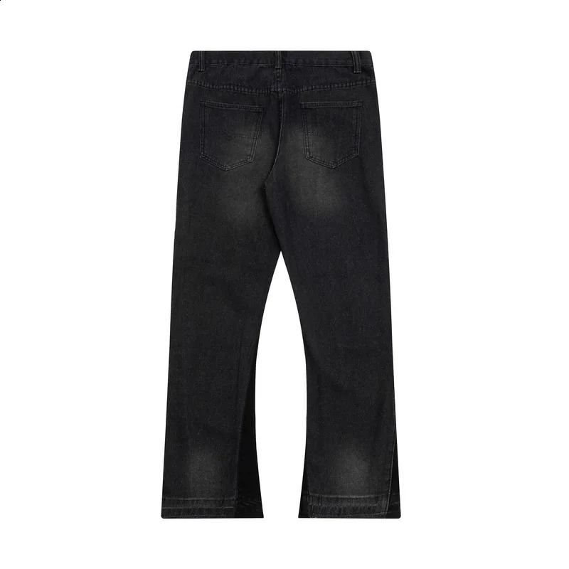Color Match Ripped Hole Pantalones Hombre Baggy Jeans for Men and Women Washed Streetwear Casual Y2k Denim Trousers Oversized 240816