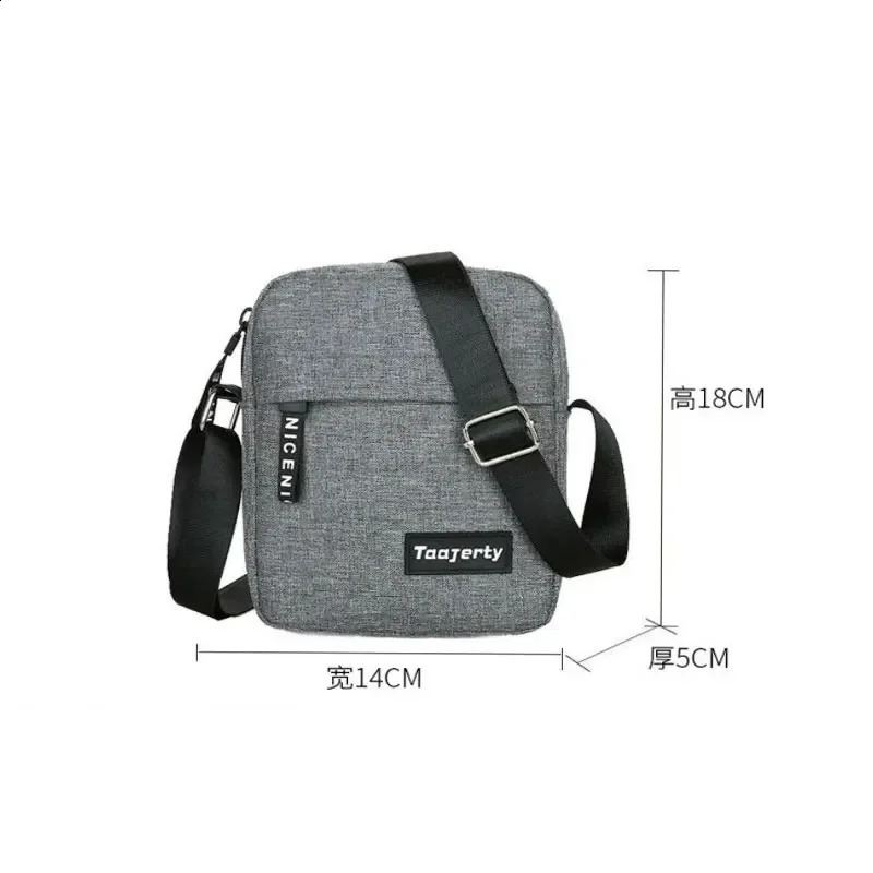 Casual Mini Crossbody Bag Small Mens Shoulder Men Diagonal Backpack Light Messenger Phone Boy Fanny Chest Pack 240723