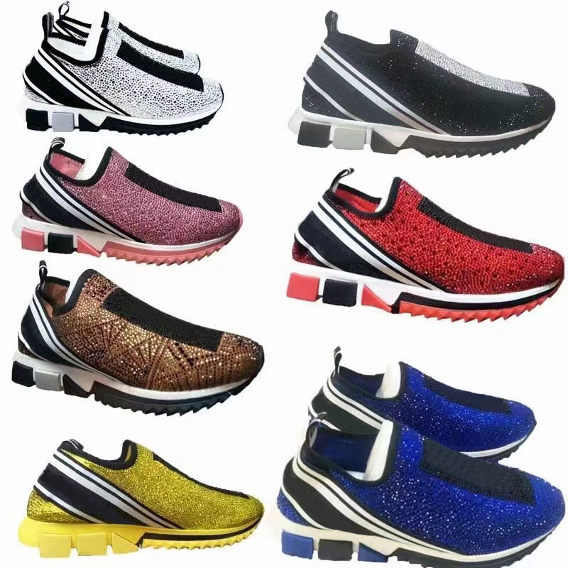 Designer sock shoes men Graffiti White Black Red Pink blue Sole Lace-up Yellow socks runner trainers flat platform sneakers casual 36-47 7.24 01