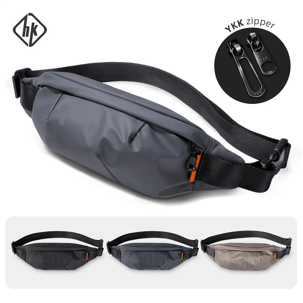 Hk Multifuctional Waist Bag For Men Belt Bag Waist Pack Male Outdoor Travel Sports Man Belt Pouch Fashion Men Women Fanny Pack 240723