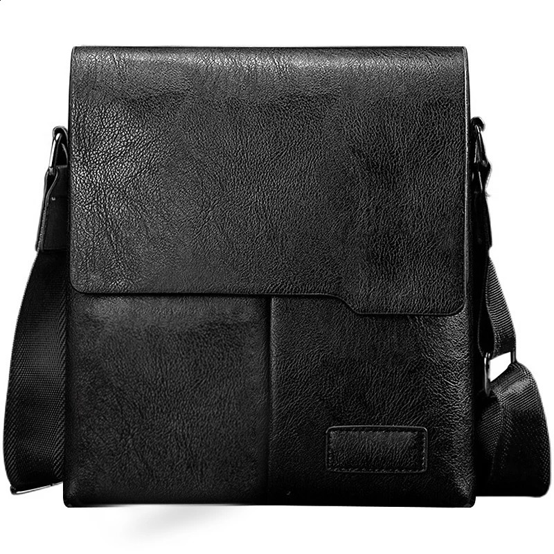 est Man Messenger Bag Men Pu Leather Shoulder Bags Business Crossbody Casual Vintage Handbag 240723