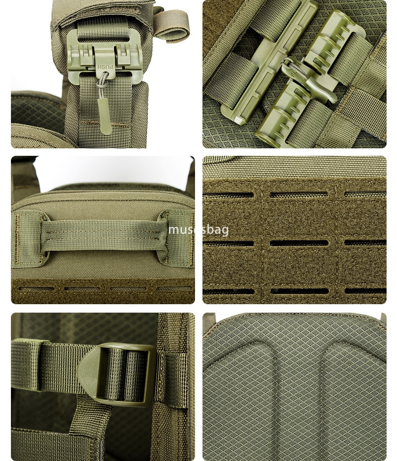 New waterproof Oxford quick-break tactical vest vest equipment combat outdoor army fan CS protective male quick-break training uniform wholesale
