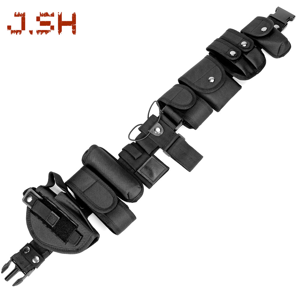 Outdoor Training Tactical Belt molle Multi-functional nine-piece detachable combination tactical waist cover cross-border