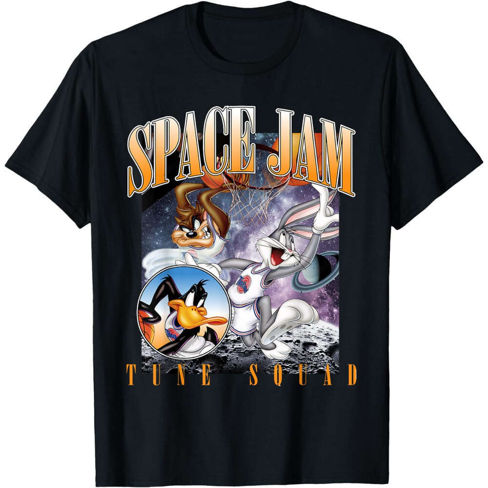 25ss T shirt shirts for men women Tees Space Jam Tune Squad Vintage T-Shirt tops summer clothes short tshirt Free shipping
