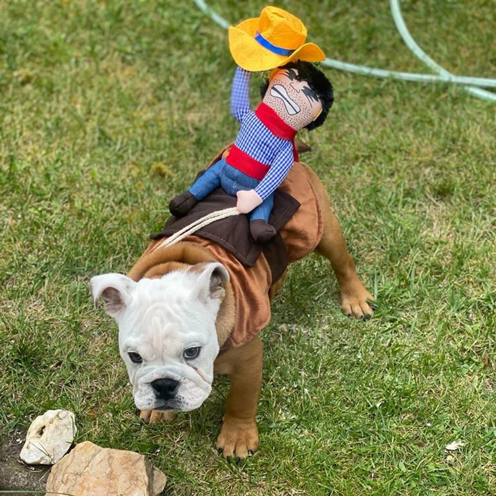 Dog Clothes Funny Cosplay Halloween Costume Puppy Kitty Cowboy Clothing Creative Pet Novelty Party Outfits Bulldog Pug Chihuahua 240723