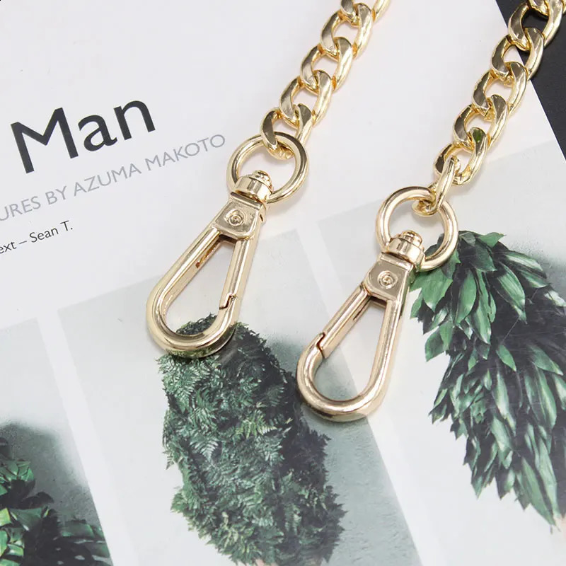 High Quality Bag Chain Strap Leather Shoulder Pad Chain Strap Handbag Handle Shoulder Strap Replacement Chains Bags Accessories 240723