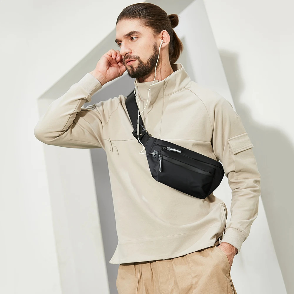 HcanKcan Mens Waist Bag Casual Large Bags Travel Fanny Packs Large Belt Pouch Phone Money Belt Pack Crossbody Bags for Womens 240724