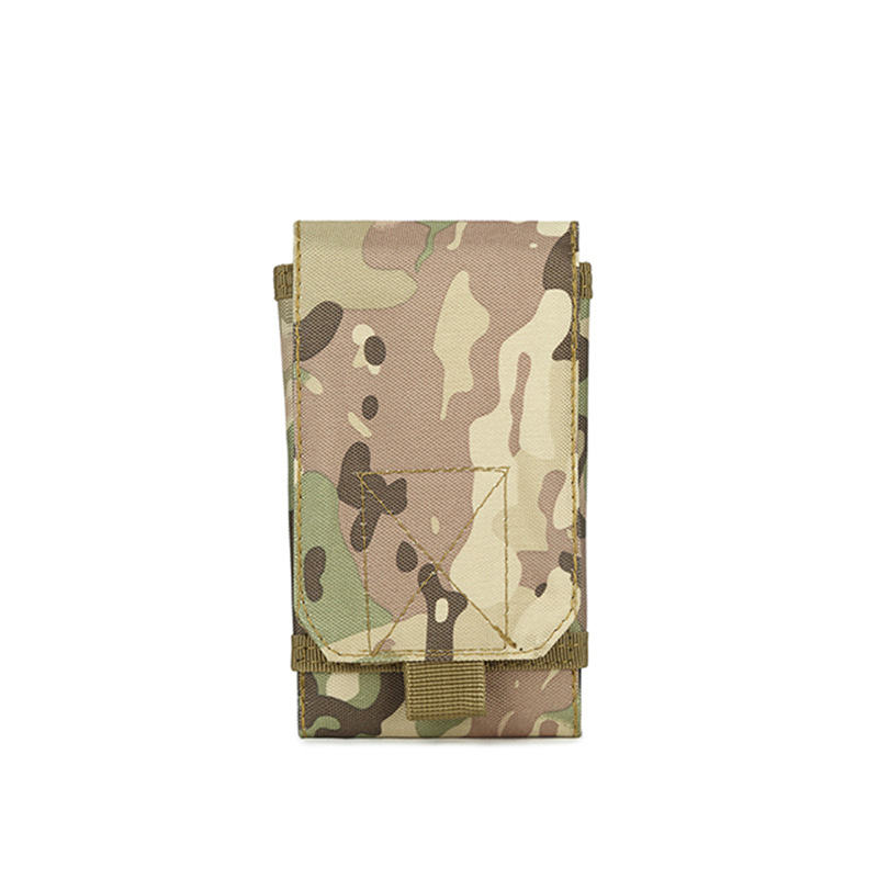 New high quality Oxford Sports outdoor camouflage mobile phone bag portable tactical waist pack accessories direct sales