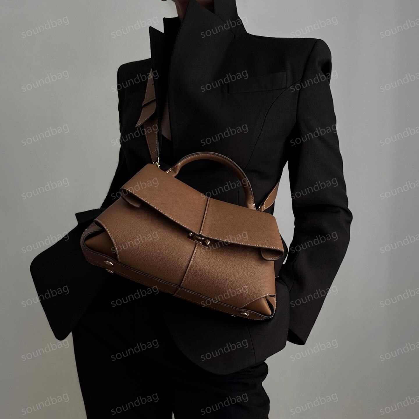 Italy leather Premium Cowhide Paris PoL MOKKI Bag - New Season French Niche , Women Genuine Leather Tote Crossbody Beri Numero Cyme Handbag Designer