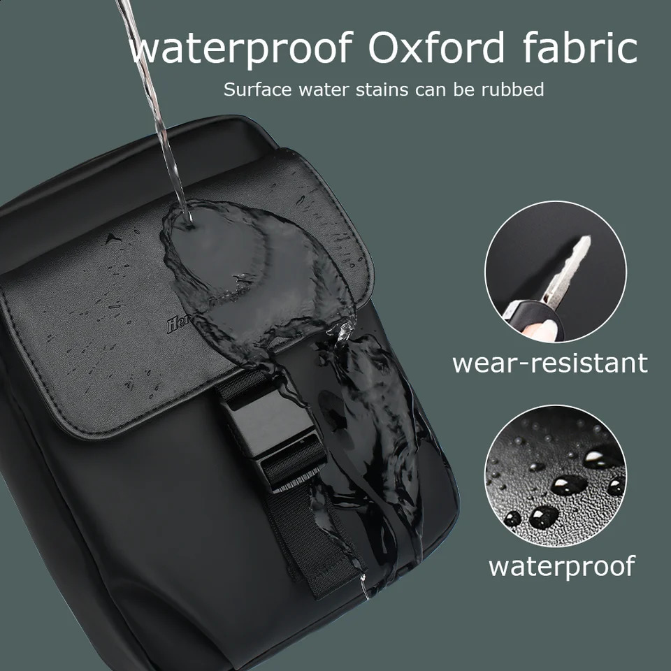 HcanKcan Mens Crossbody Bag Men Waterproof Light weight Shoulder Phone Bicycle Sling Man Messenger for Mini Ipad 240723